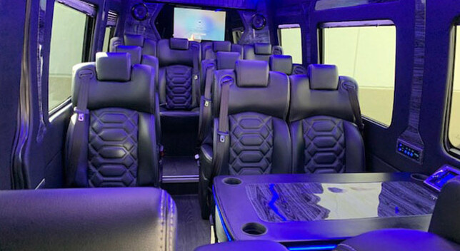 chicago sprinter limo service interior