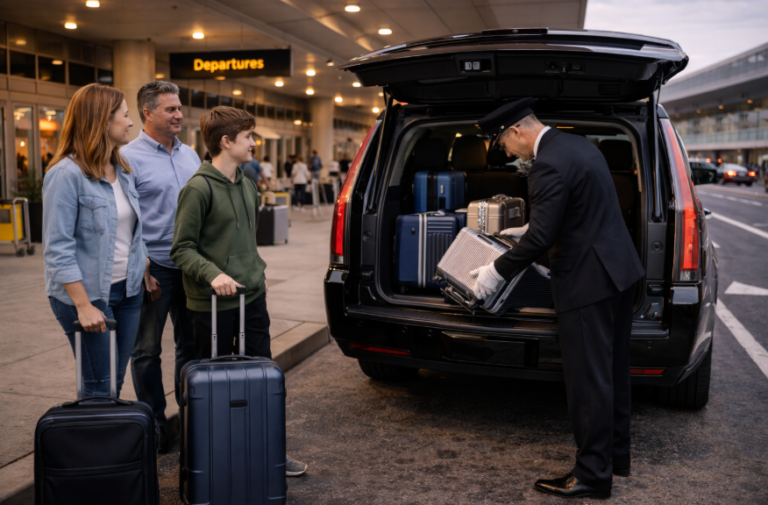 SUV at Chicago airport
