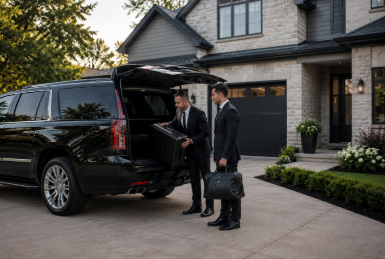 SUV limo travel point to point