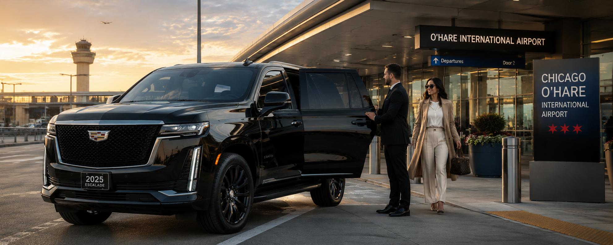Chicago O'Hare airport limo pickup and drop off pricing