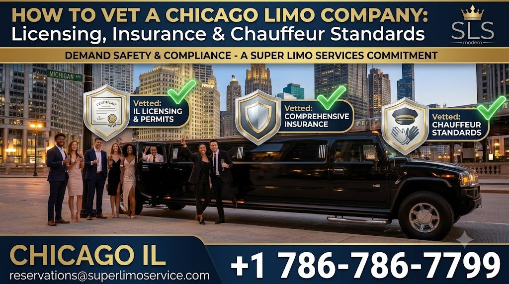 How to Vet a Chicago Limo Company- Licensing, Insurance & Chauffeur Standards