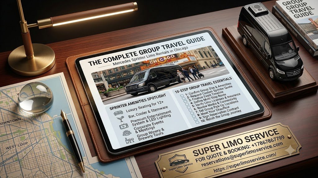 Mercedes Sprinter Limo in Chicago: The Complete Group Travel Guide
