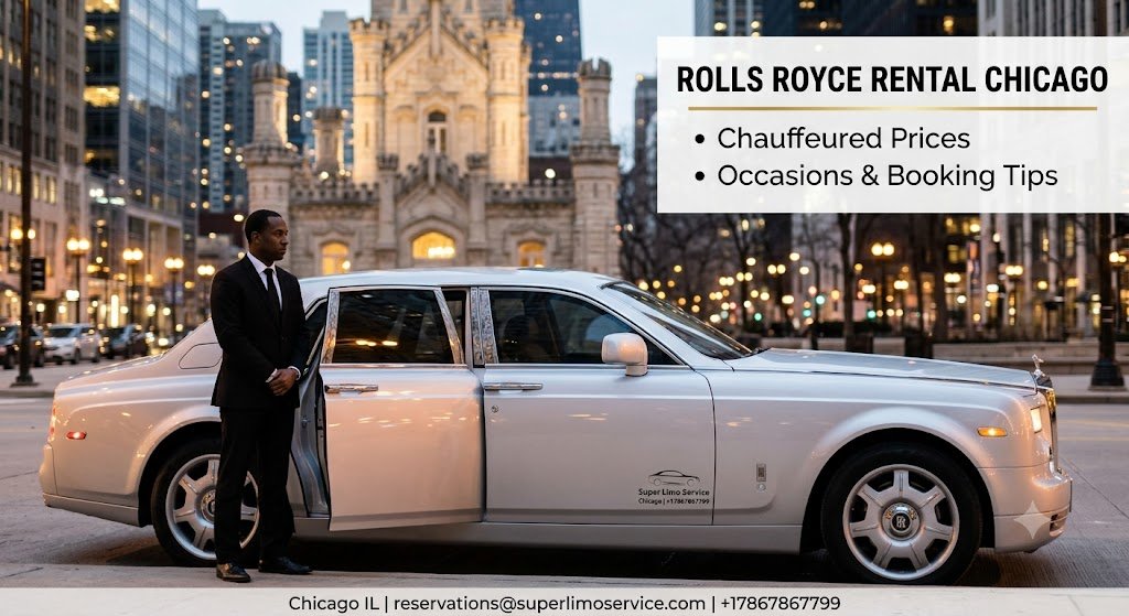 Rolls Royce Rental in Chicago: Chauffeured Prices, Occasions & Booking Tips