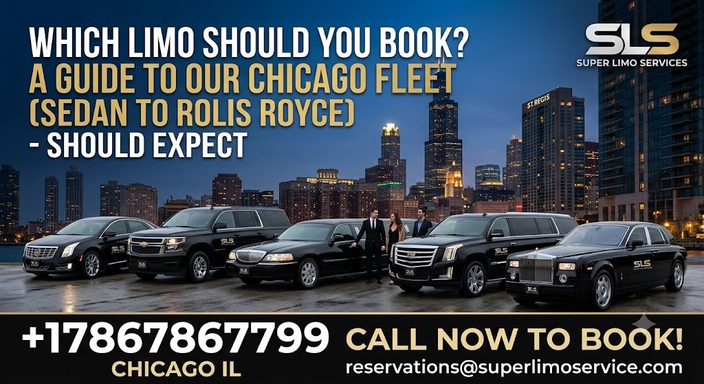 Which Limo Should You Book? A Guide to Our Chicago Fleet (Sedan to Rolls Royce)